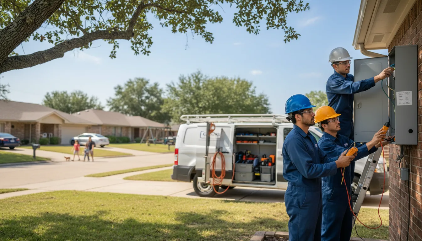 Certified electrician providing emergency electrical services in Rena Lara, MS